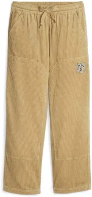 PUMA Mens Rhuigi X Corduroy Pants Casual Pockets - Beige - Size M