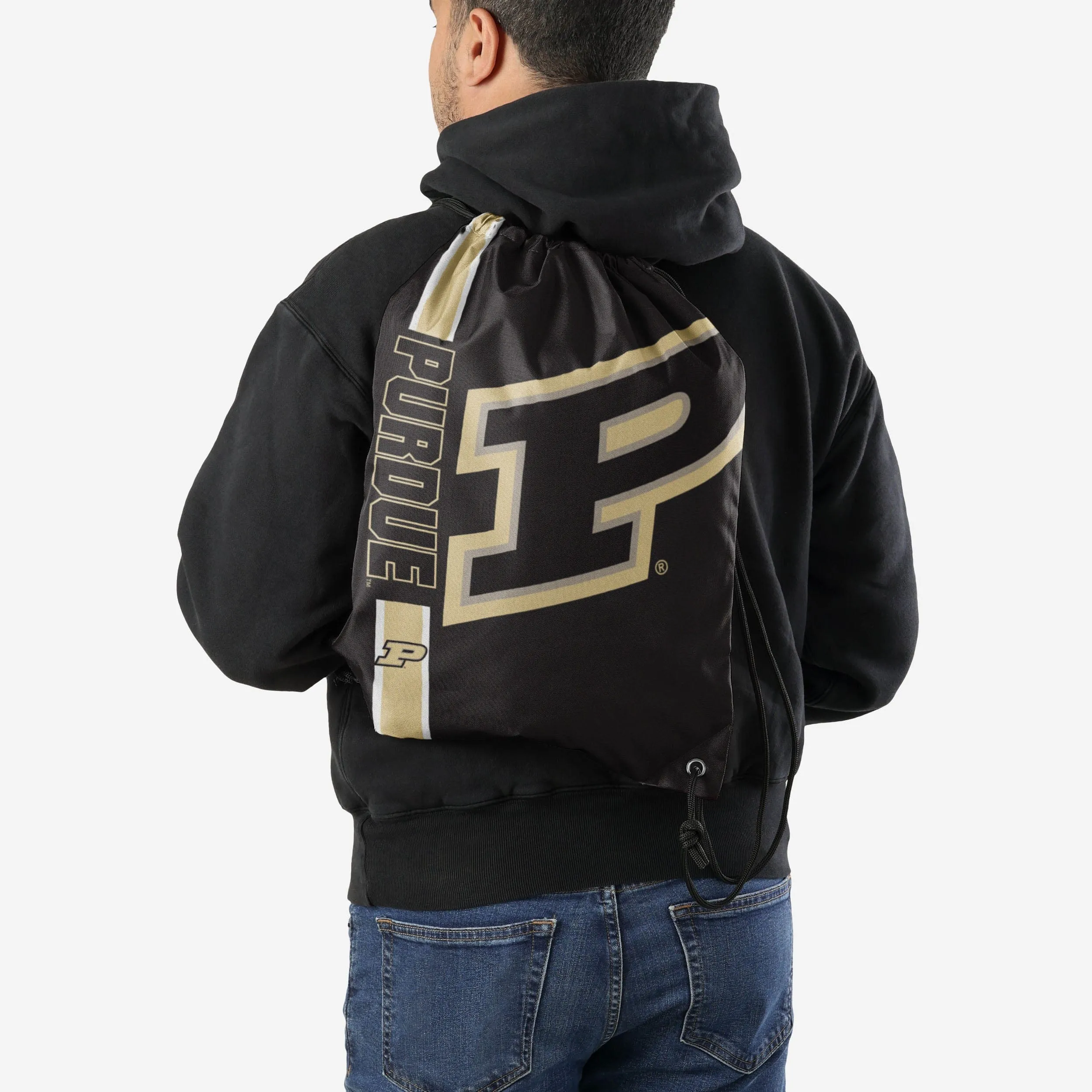 Purdue Boilermakers Big Logo Drawstring Backpack