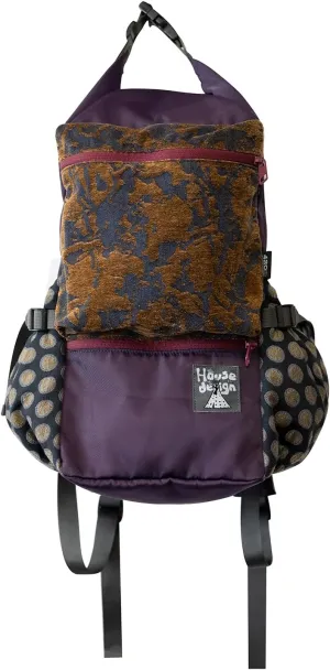 Purple Camping Backpack Hiking Pack, 20L Lightweight Expandable Multi-Pocket Design & Adjustable Anti-Slip Straps Bag for Outdoor Travel