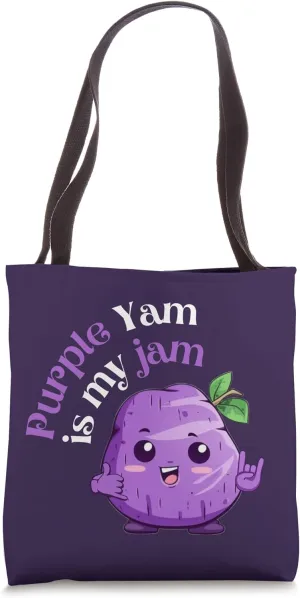 Purple Yam is My Jam Ube Enthusiast: Jammin' Yam Tote Bag