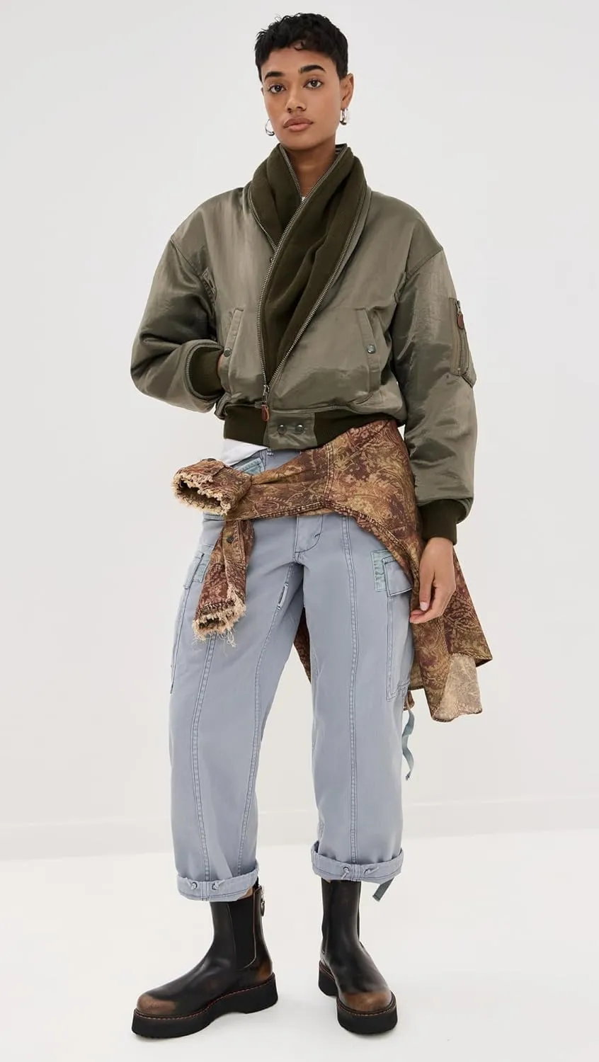 R13 Women's Cropped Cargo Pants