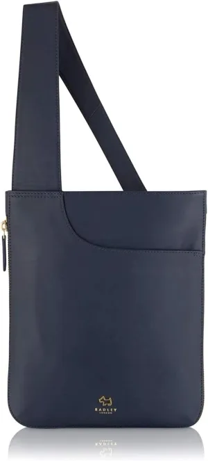 RADLEY London Womens Pockets Medium Zip Around Leather Crossbody Medium Ink