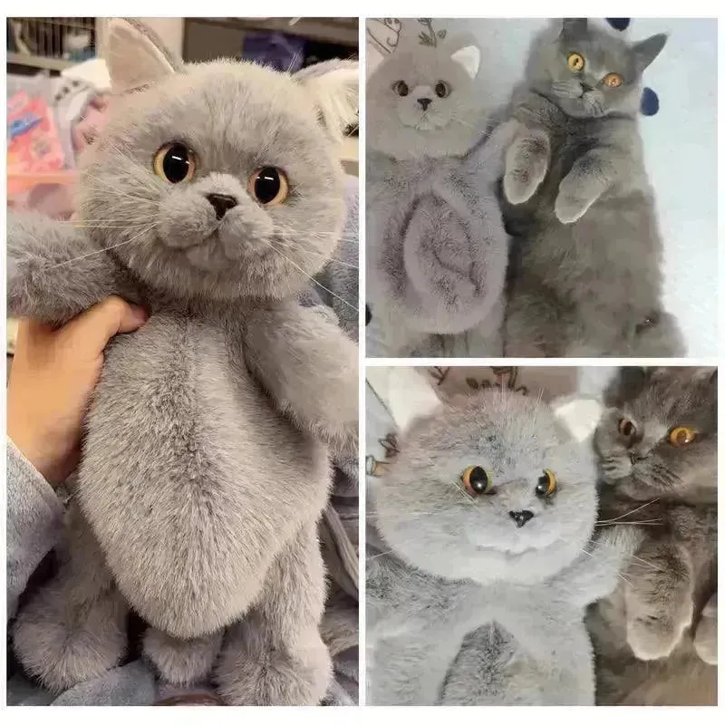 Realistic Live Cat Shaped Backpack