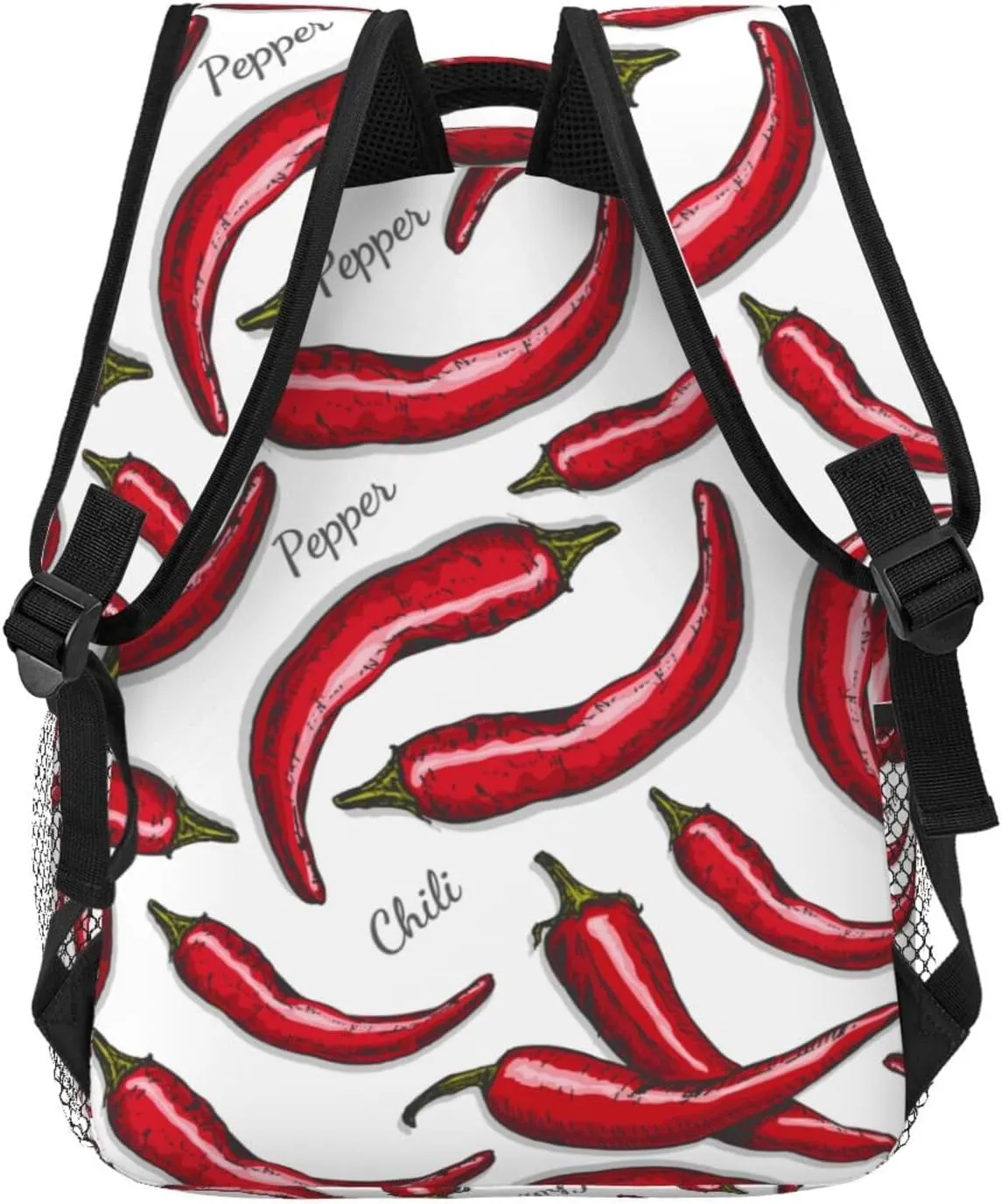 Red Chili Pepper Backpacks 15 Inch Laptop Backpack Multipurpose Double Shoulder Bag For Men Women Gifts