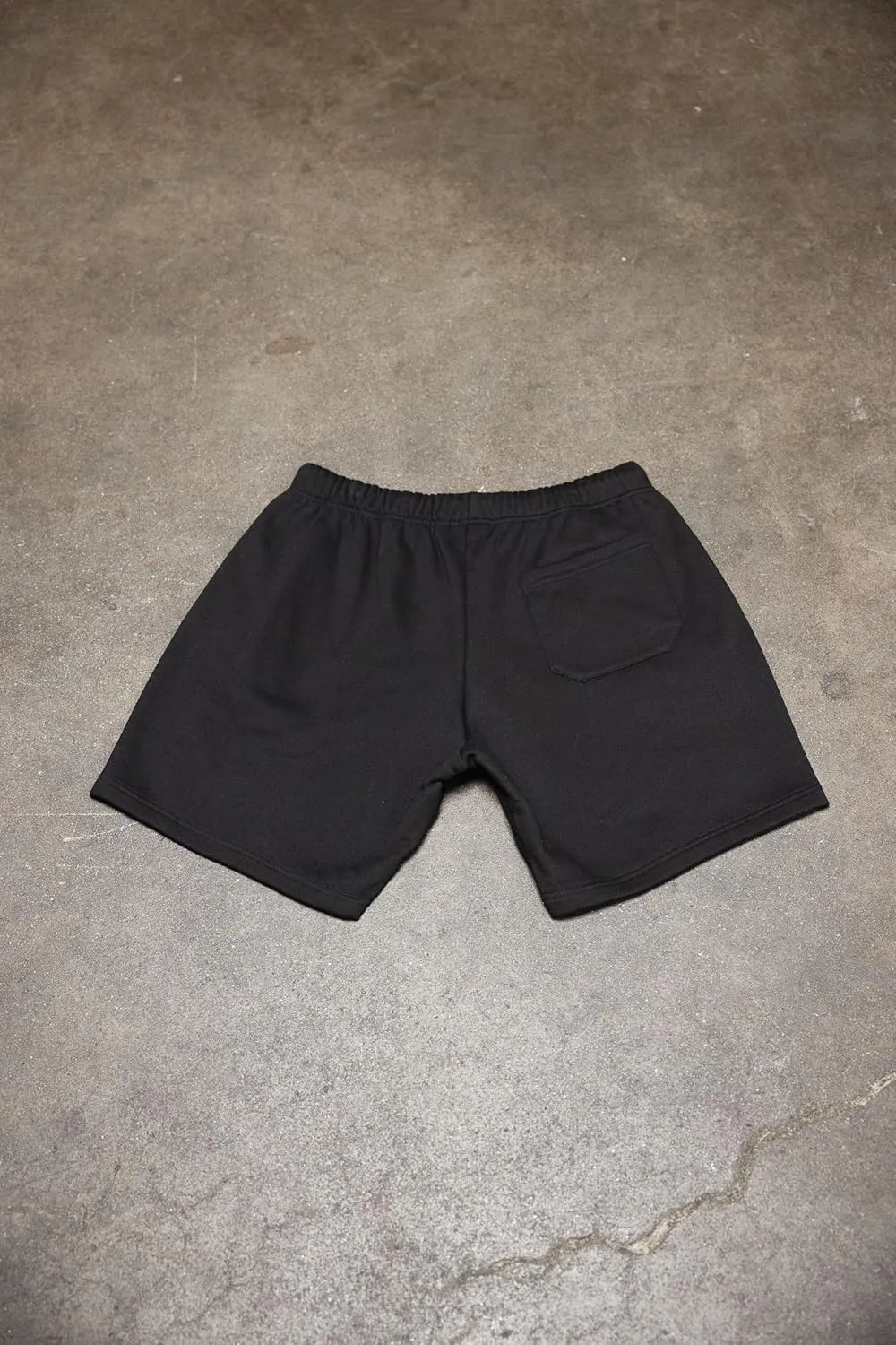 RIFLESSI Men's Premium Heavyweight Classic Casual Cotton Fleece Sweat Shorts with Drawsting and Zipper Pockets