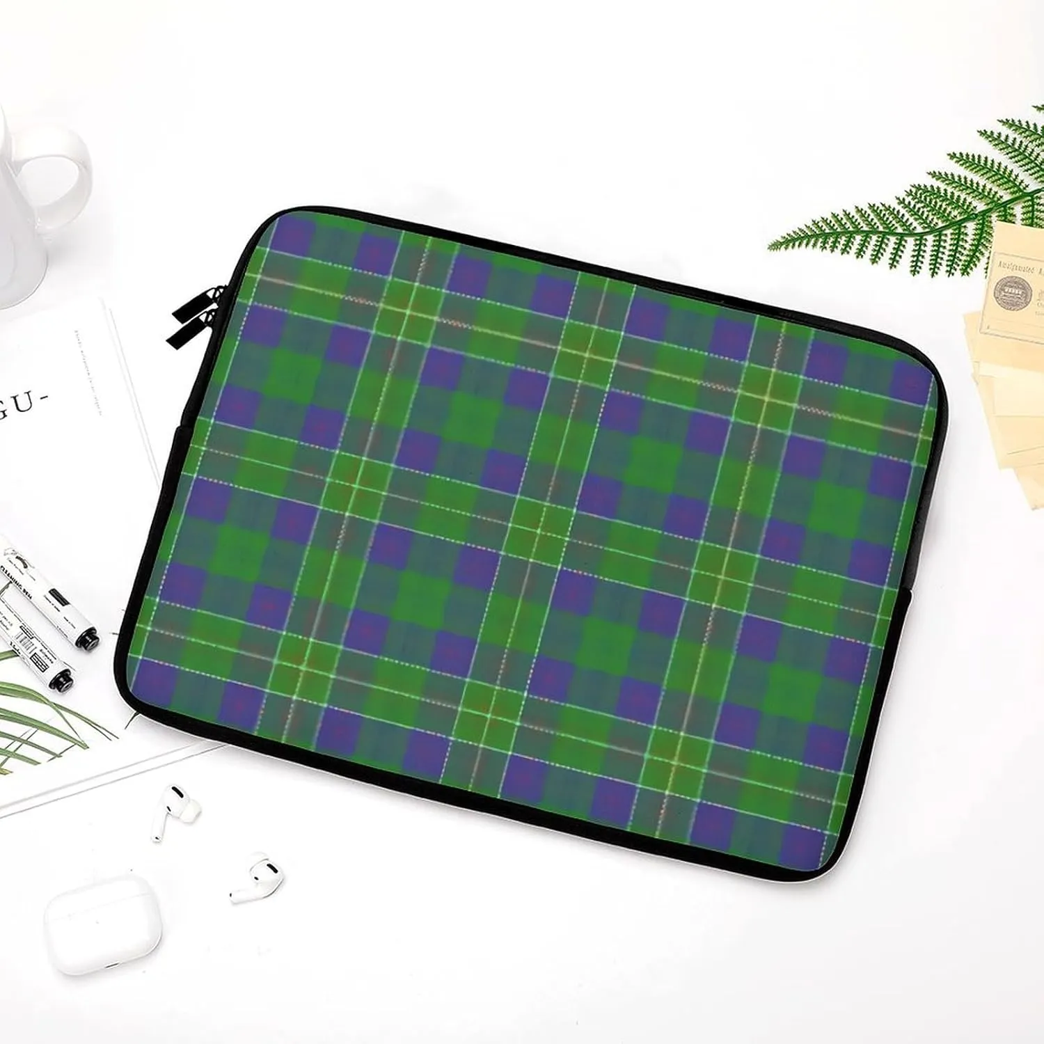 Royal Stewart Tartan All Print Hands Free Withdrawal Laptop Bag Unisex
