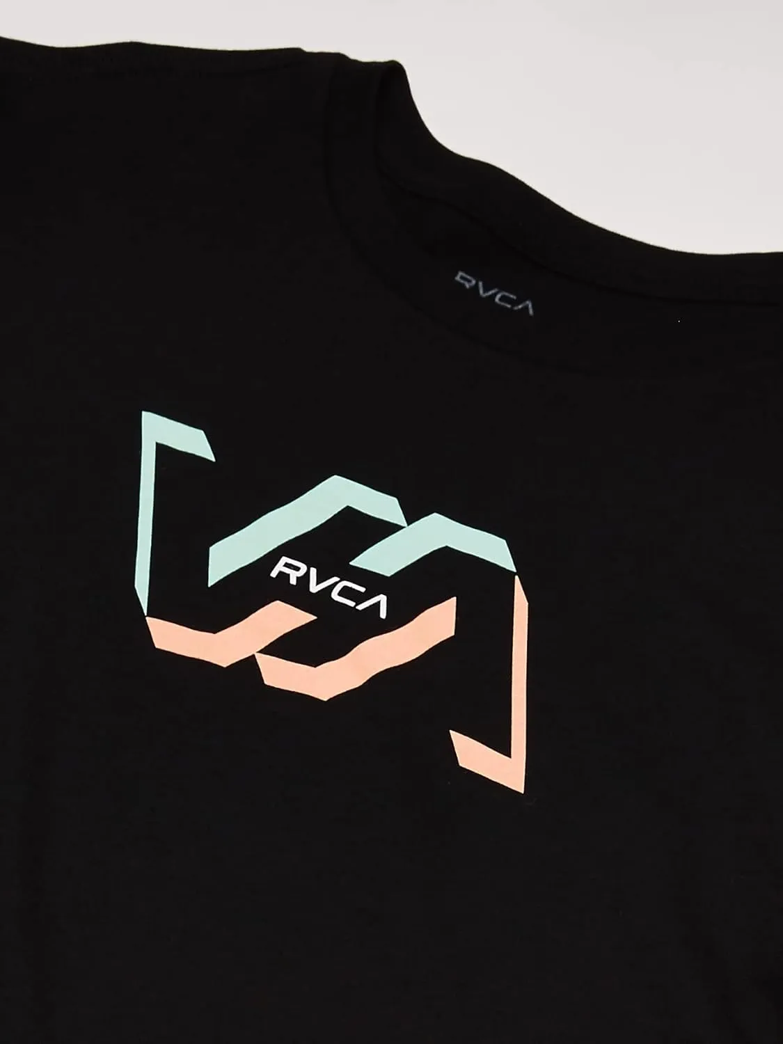 RVCA Men's Graphic Long Sleeve Crew Neck Tee Shirt