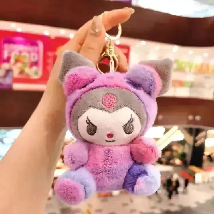 Sanrio Character Cuddle Crew Plush Keychain