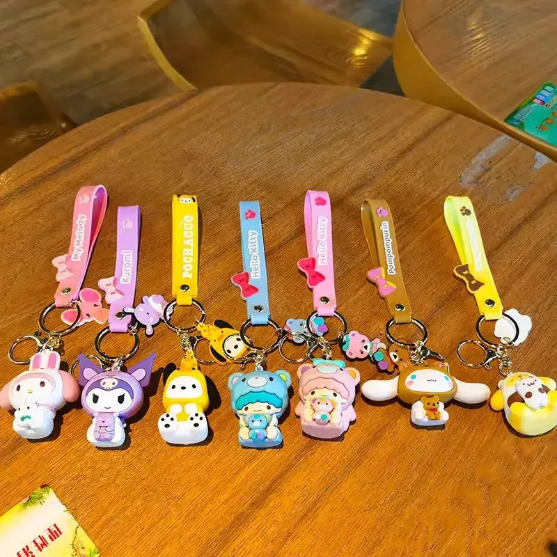 Sanrio Flower Bloom Keychain