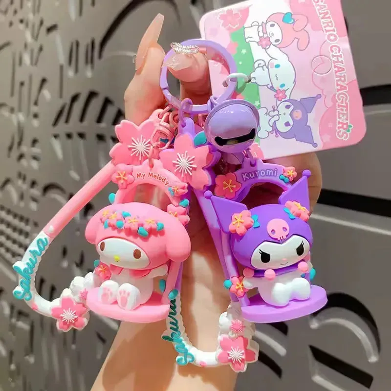 Sanrio Sakura Swing 3D Keychain
