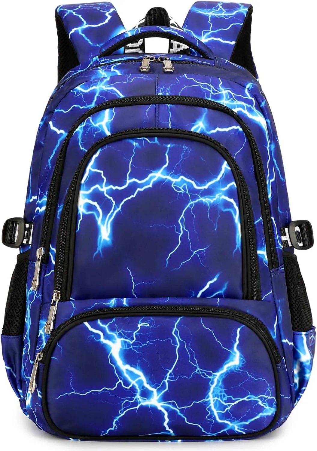 School Backpack Casual Daypack Travel Outdoor Camouflage Backpack Christmas Presents for Boys and Girls (AY Lighting Blue)