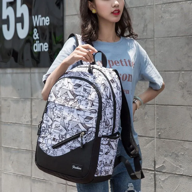 School backpack Large-capacity orthopedic schoolbag for Kids boys girls Laptop backpacks teen Nylon school bags