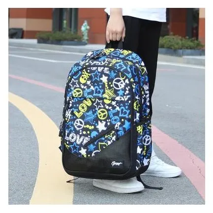 School backpack Large-capacity orthopedic schoolbag for Kids boys girls Laptop backpacks teen Nylon school bags