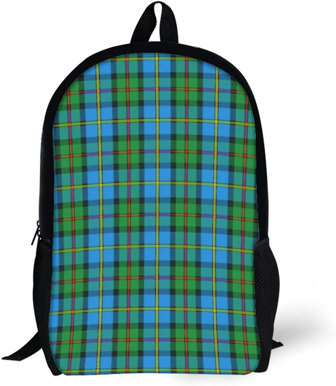 Scottish Clan MacLeod of Harris Tartan Plaid Backpack Lightweight Waterproof Backpacks Laptop Backpack for Unisex Casual Travel Daypacks Large Capacity