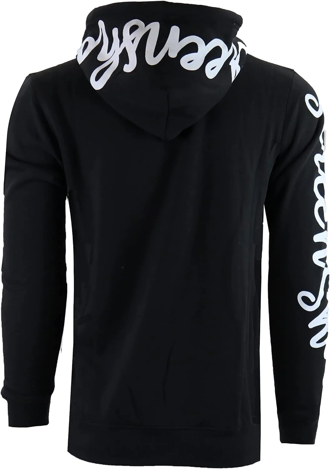 SCREENSHOT Mens Urban Premium Fleece Hoodie - Animation Cartoon Character Embroidery Patch Gel Print Hooded Sweatshirt