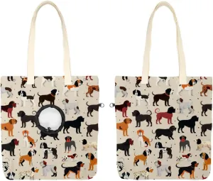 Show Head Pet Canvas Shoulder Bag, All Kinds of Dogs Pet Out Bag, Outcrop, Pet Out Shoulder Bag.