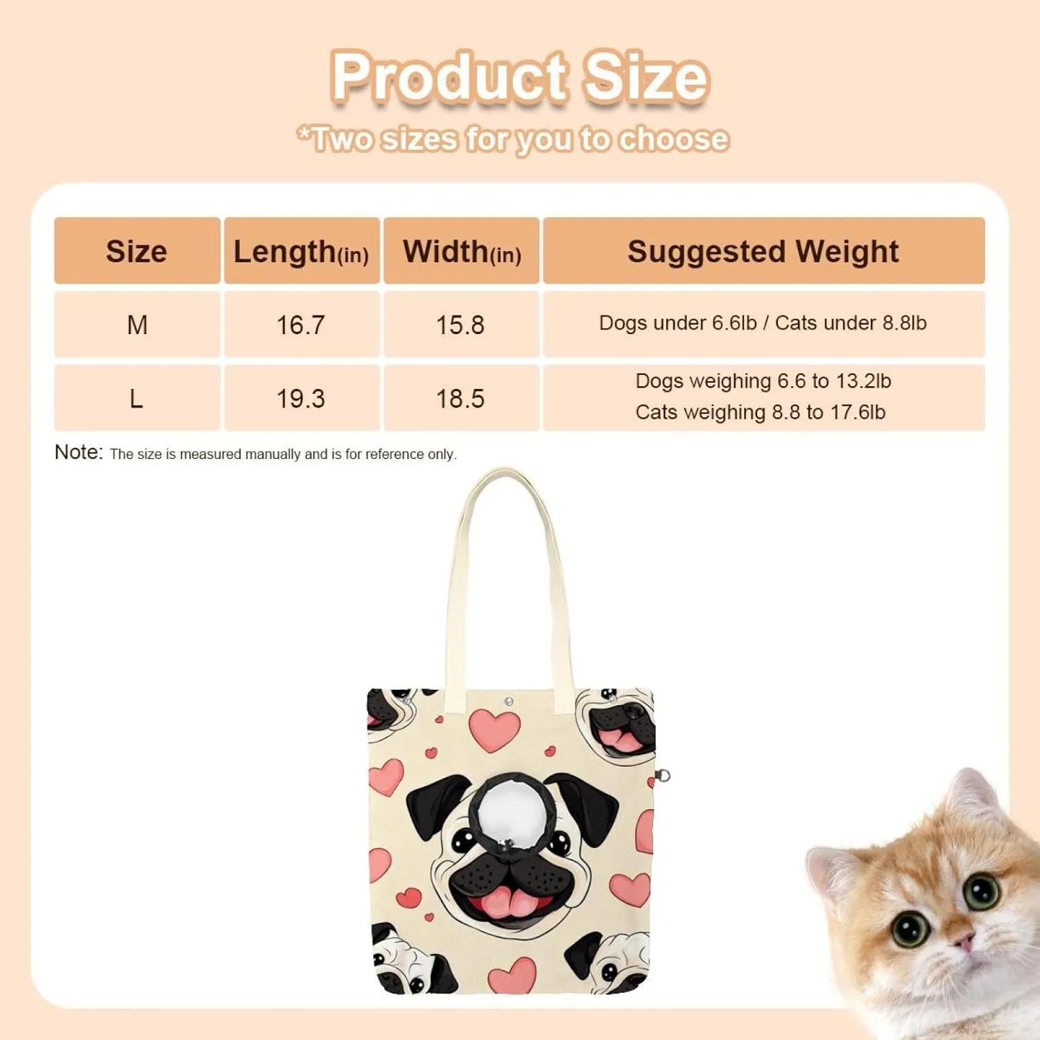 Show Head Pet Canvas Shoulder Bag, Cute Cartoon Bulldog Face Pet Out Bag, Outcrop, Pet Out Shoulder Bag.