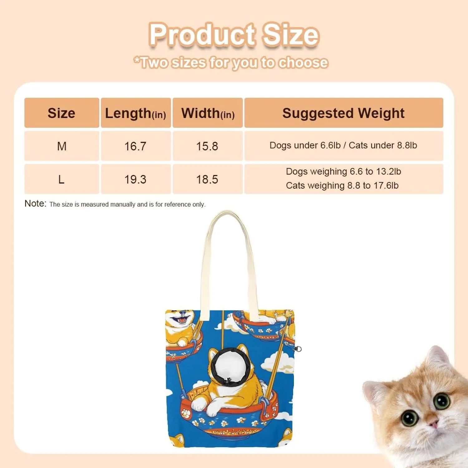 Show Head Pet Canvas Shoulder Bag, Cute Dog Pet Out Bag, Outcrop, Pet Out Shoulder Bag.
