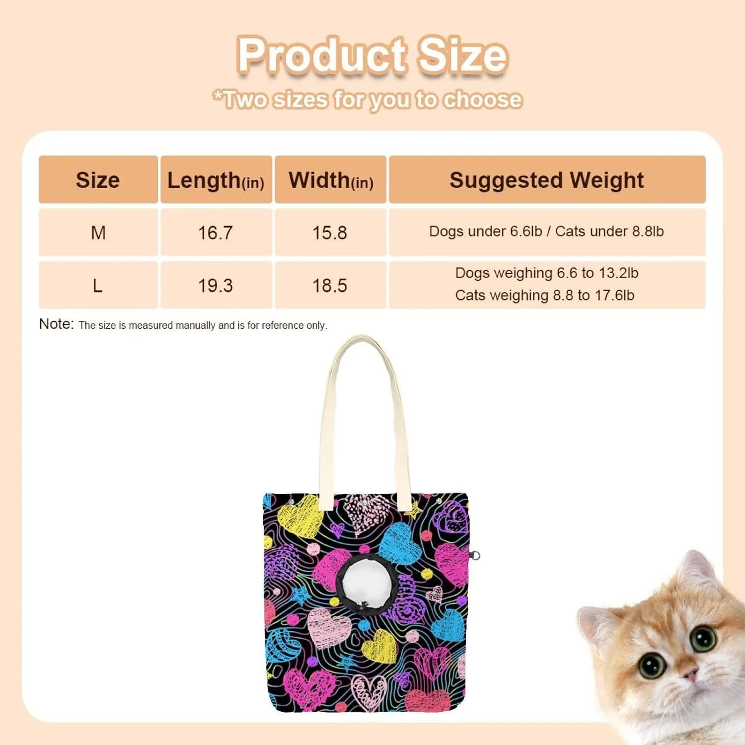 Show Head Pet Canvas Shoulder Bag, Heart Valentine's Day Pet Out Bag, Outcrop, Pet Out Shoulder Bag.