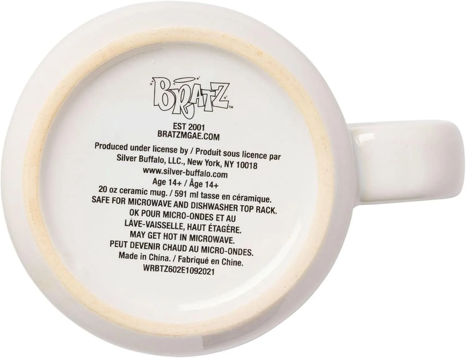 Silver Buffalo Bratz Dolls Featuring Yasmin, Sasha, Jade, and Cloe Ceramic Camper Mug, 20 Ounces