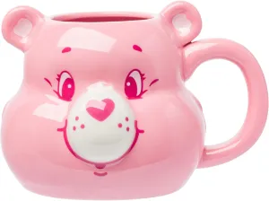 Silver Buffalo Care Bears Ceramic 3D Sculpted Mug Featuring Cheer Bear, 20 Ounces