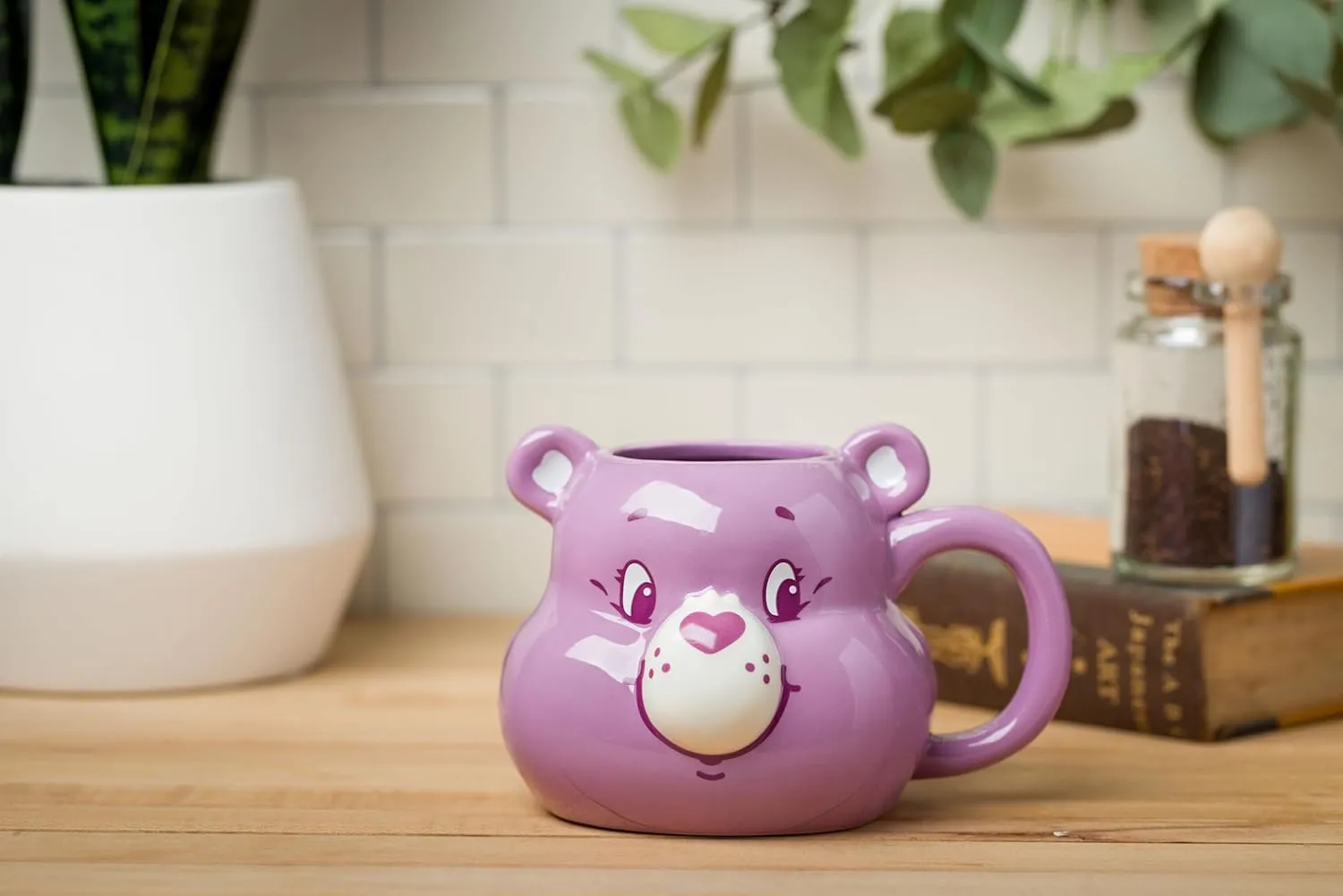 Silver Buffalo Care Bears Ceramic 3D Sculpted Mug Featuring Share Bear, 20 Ounces