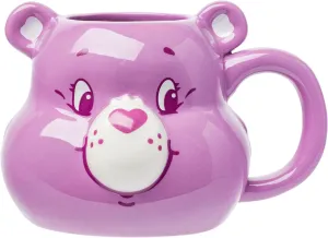 Silver Buffalo Care Bears Ceramic 3D Sculpted Mug Featuring Share Bear, 20 Ounces