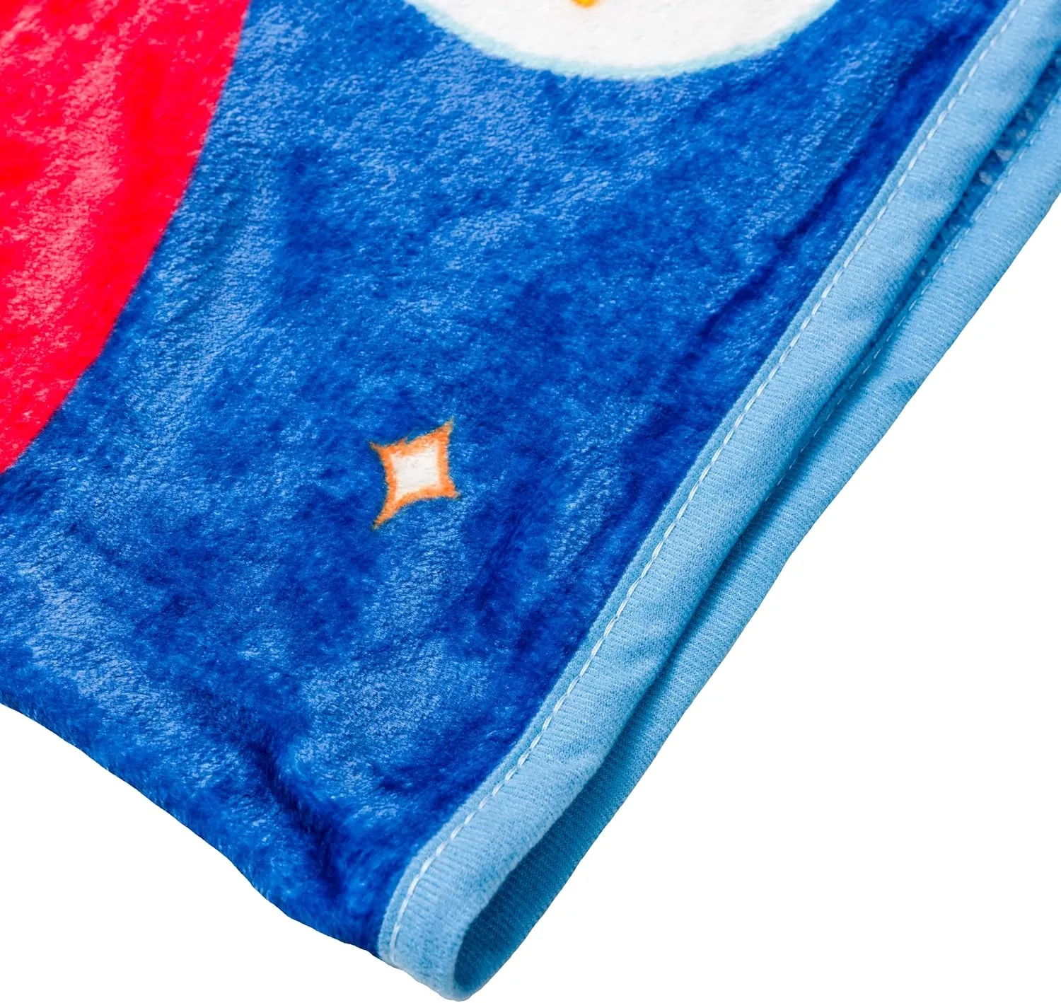 Silver Buffalo Care Bears Rainbow Heart Logo Fleece Throw Featuring Cheer Bear, Bedtime and Tenderheart Bears 45' x 60' Soft, Cozy 180 GSM