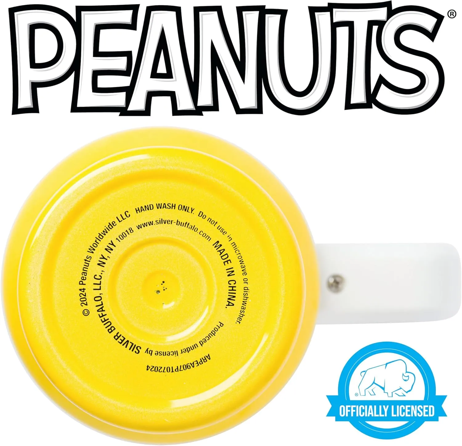 Silver Buffalo Peanuts Featuring Charlie Brown, Snoopy, Woodstock, Lucy, Sally, Linus, and More Stainless Steel Tumbler with Handle and Straw, Fits in Standard Cup Holder, 40 Ounces