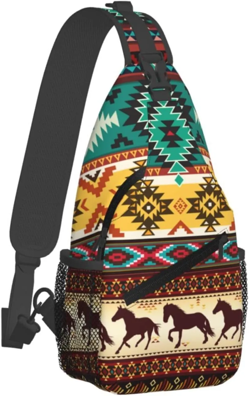 Sling Daypacks,adjustable Rope Crossbody One Shoulder Bag Travel Hiking Cycling for Men Women Gift…