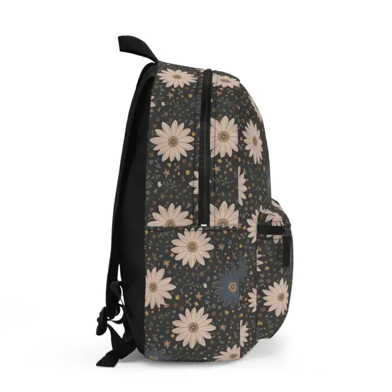 Spacious Pastel Flowers Backpack for Stylish Wanderers