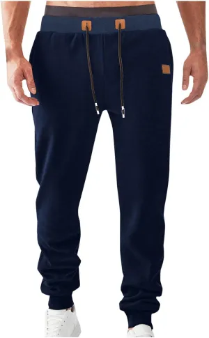 Sports Outdoor Sweatpants Men Hiking Baggy Pants Plain Workout Pants Leisure Stretch Pants Classic Work Pants