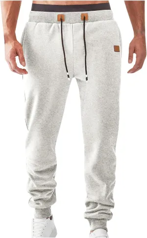 Sports Outdoor Sweatpants Men Hiking Baggy Pants Plain Workout Pants Leisure Stretch Pants Classic Work Pants