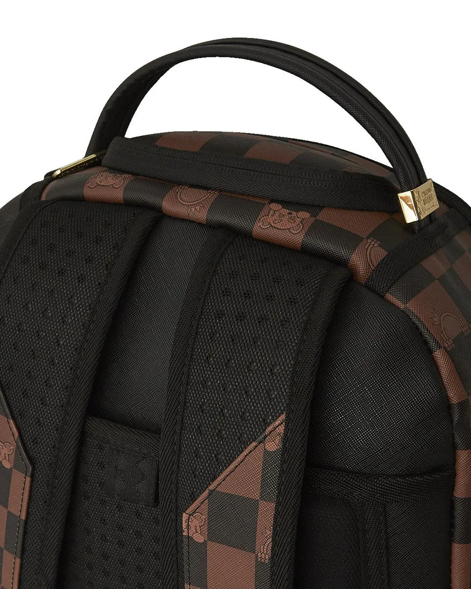 Sprayground The Hide Out Backpack In Brown Check