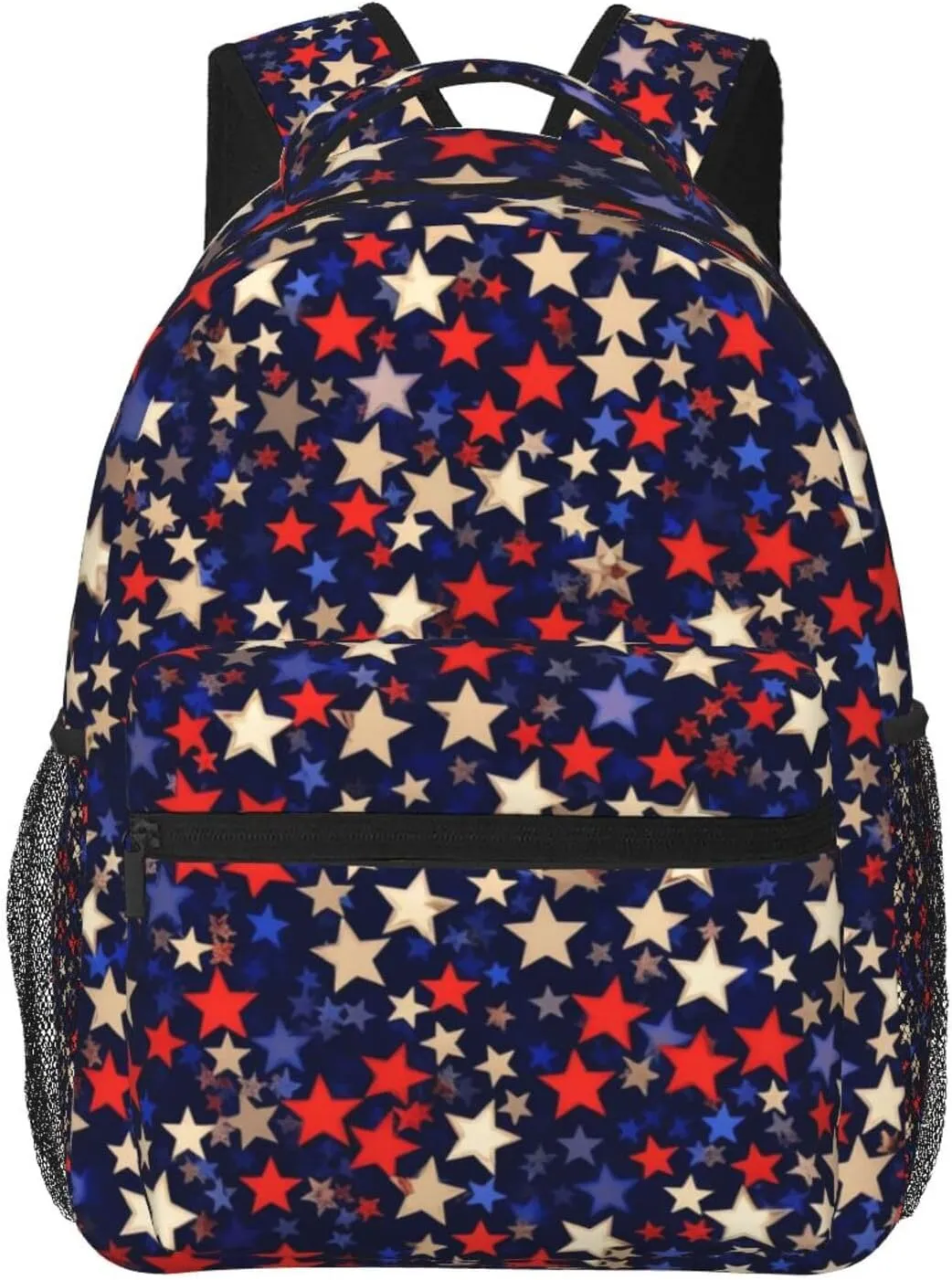 Stars American Backpack for Men Women Casual Daypack Laptop Backpack Computer Bag Travel Laptop Bag