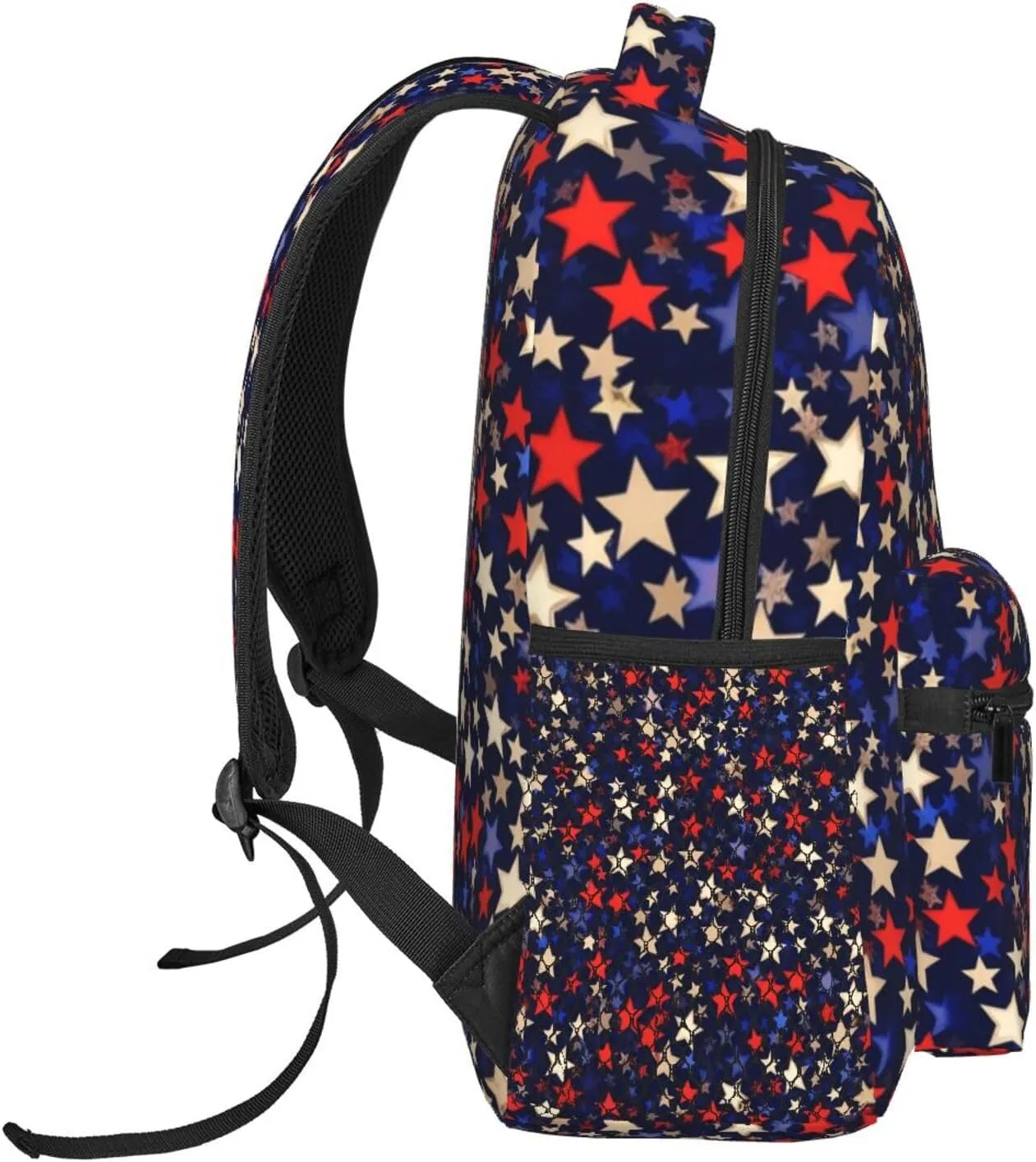 Stars American Backpack for Men Women Casual Daypack Laptop Backpack Computer Bag Travel Laptop Bag