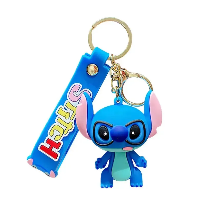 Stitch Style Squad 3D Keychain