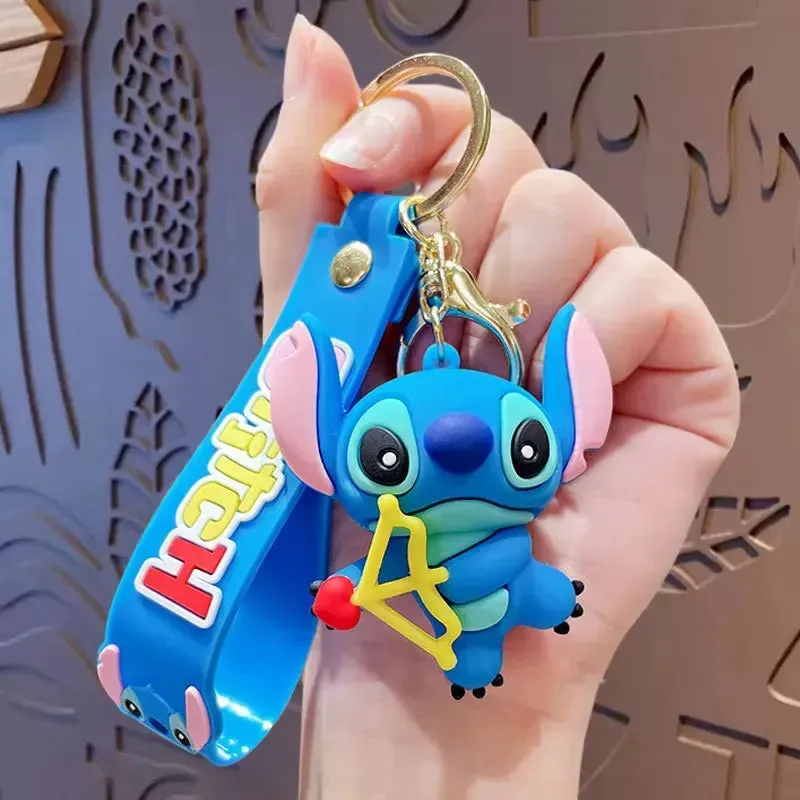 Stitch Style Squad 3D Keychain