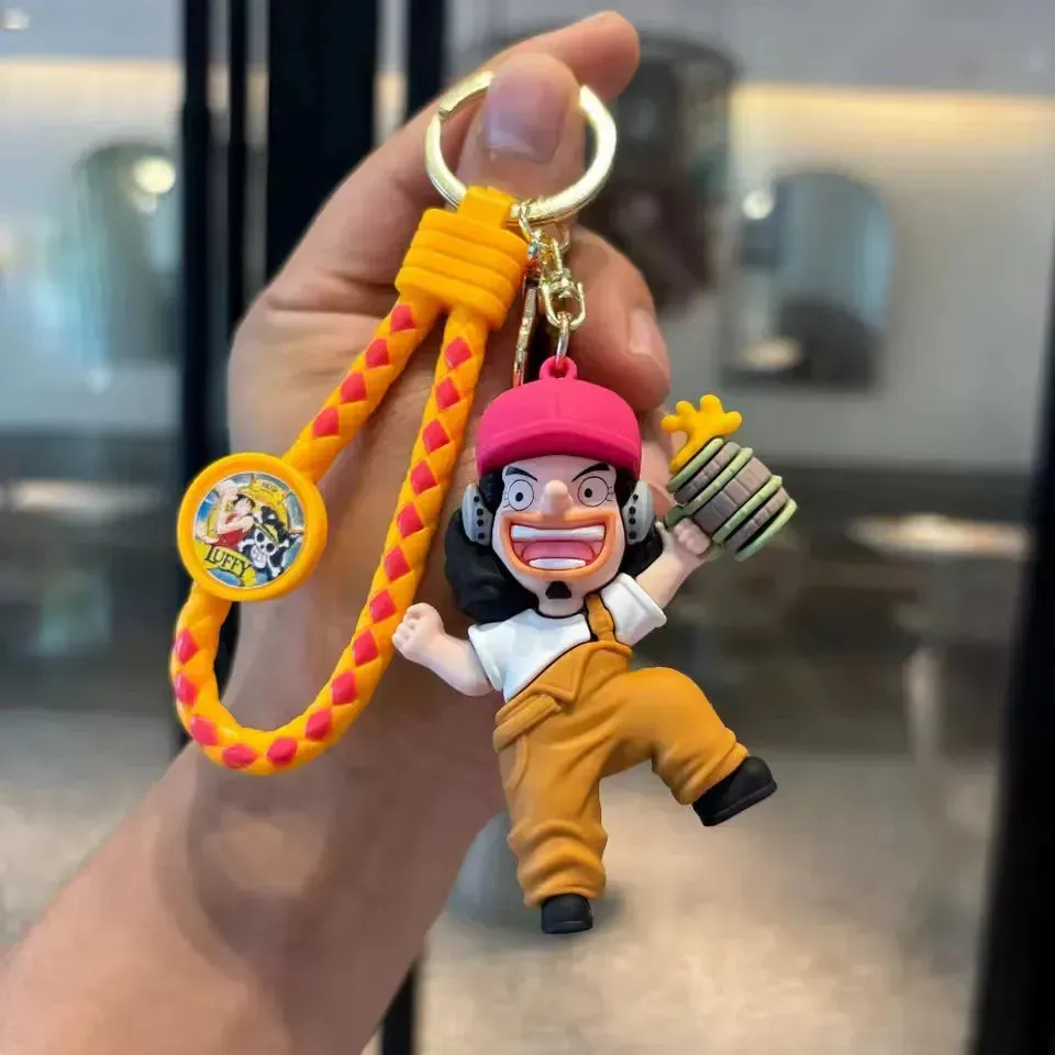 Straw Hat Cheers One Piece Keychain