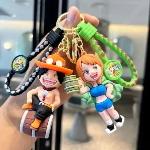 Straw Hat Cheers One Piece Keychain