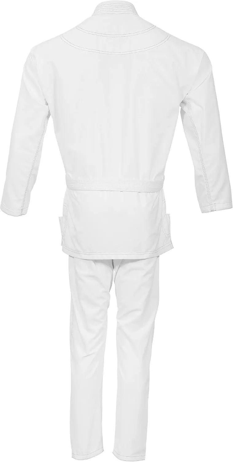 Summer Special Edition - Ultra Light BJJ Kimono Gi Uniform 100% Cotton 10oz Canvas White Belt Included