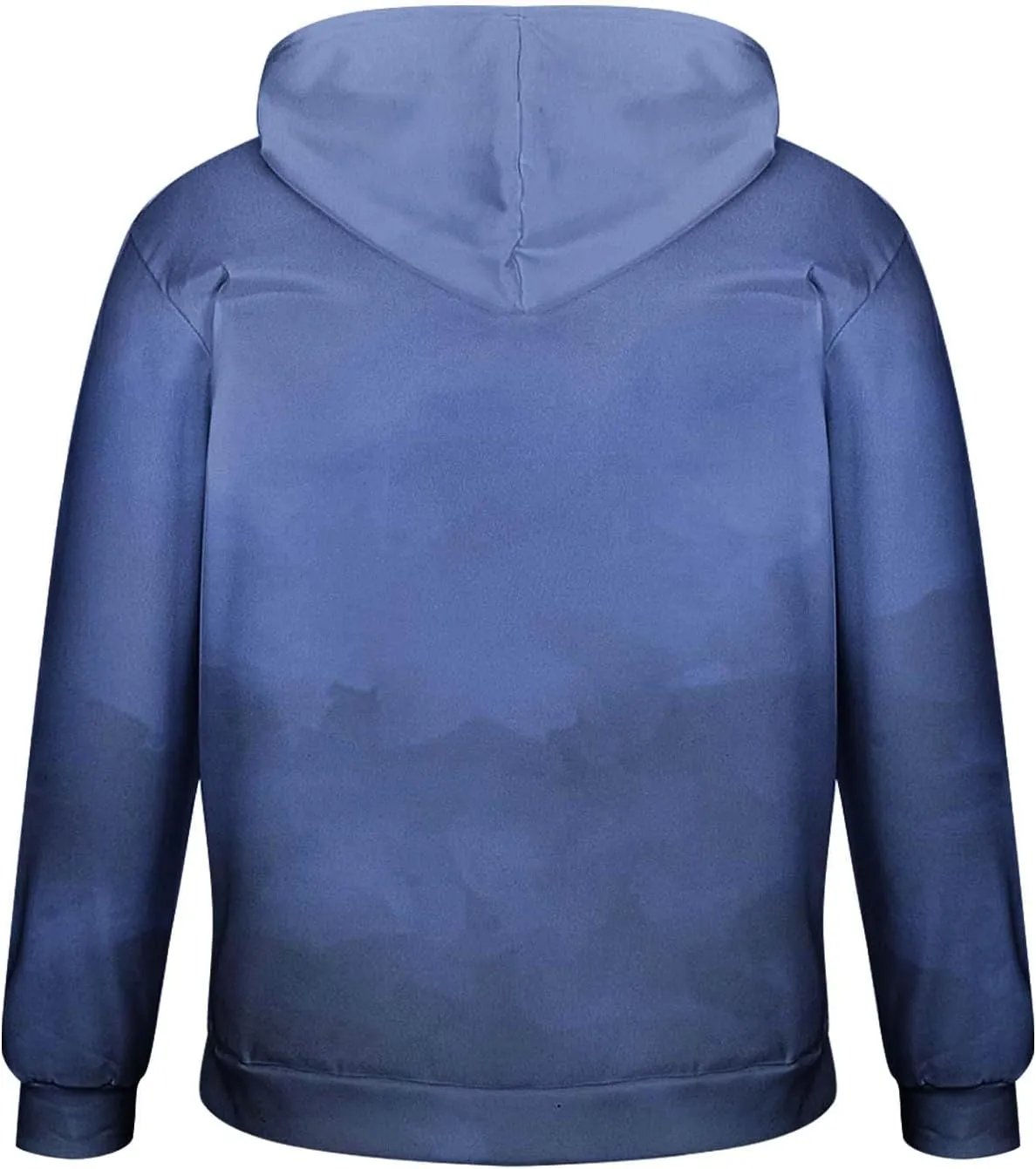 Sweatshirts for Men Oversized Casual Long Sleeve Gradient Drawstring Hoodies Loose Fit Hooded Sweatshirt with Pocket