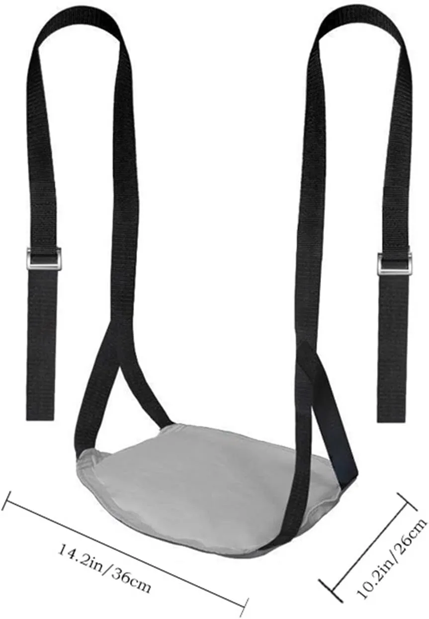 swing Portable Tree Swing Seat Super Easy Set Up Kids Swing Adjustable Straps and Carabiners for Indoor Outdoor Backyard Camping Hiking - Playground Swingset Replacement hammock chair swing