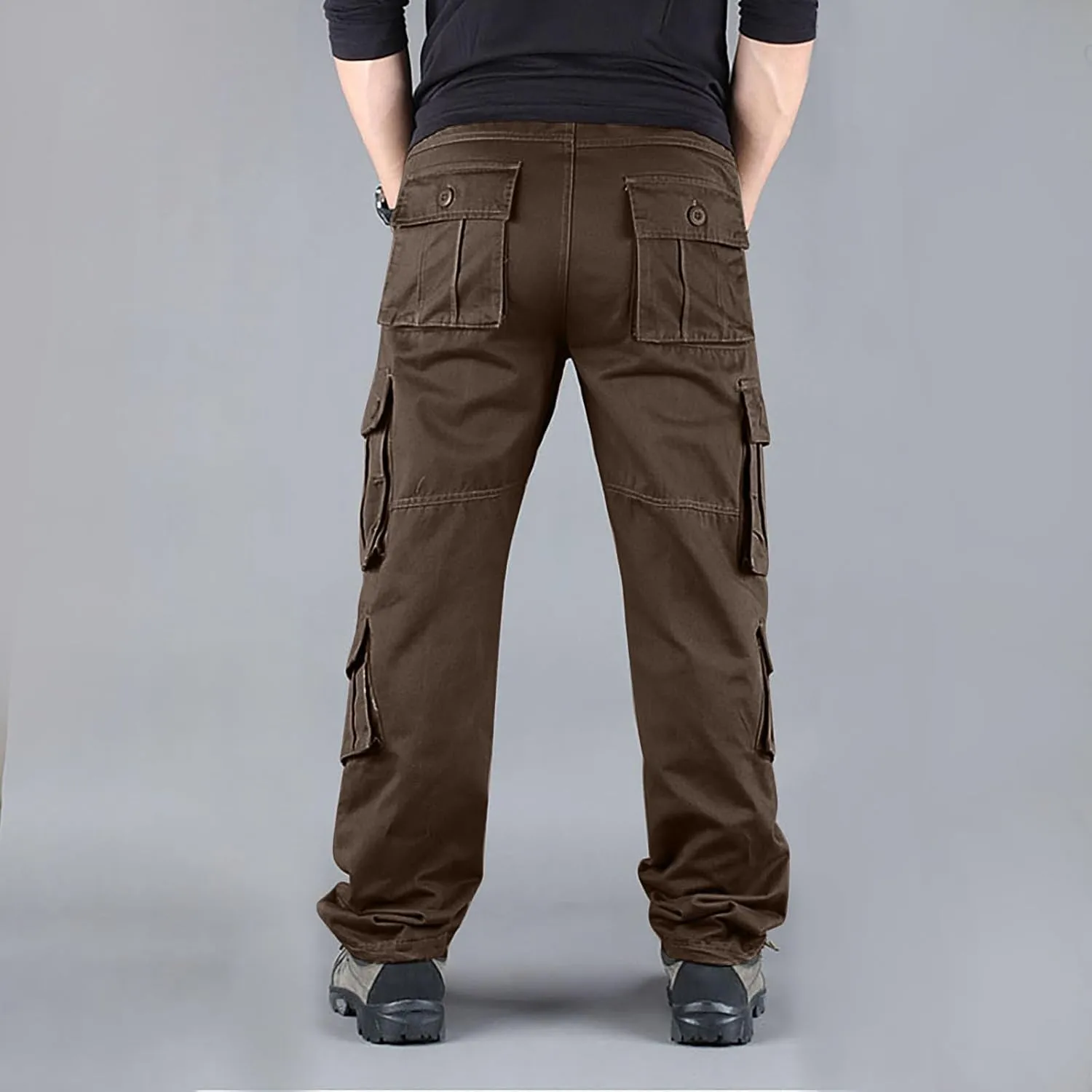 Tactical Pants for Men Stretch Ripstop Waterproof Utility Cargo Hiking Pants Lightweight Work Pant Fishing with Pockets