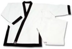 Tang Soo Do Instructors Black Trim Heavyweight Uniform