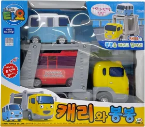 Tayo The Little Bus Carry&bongbong - Action Play car Figure, Christmas and Birthday Gifts for Kids, The Most Popular Children's Cartoon Characters in Korea