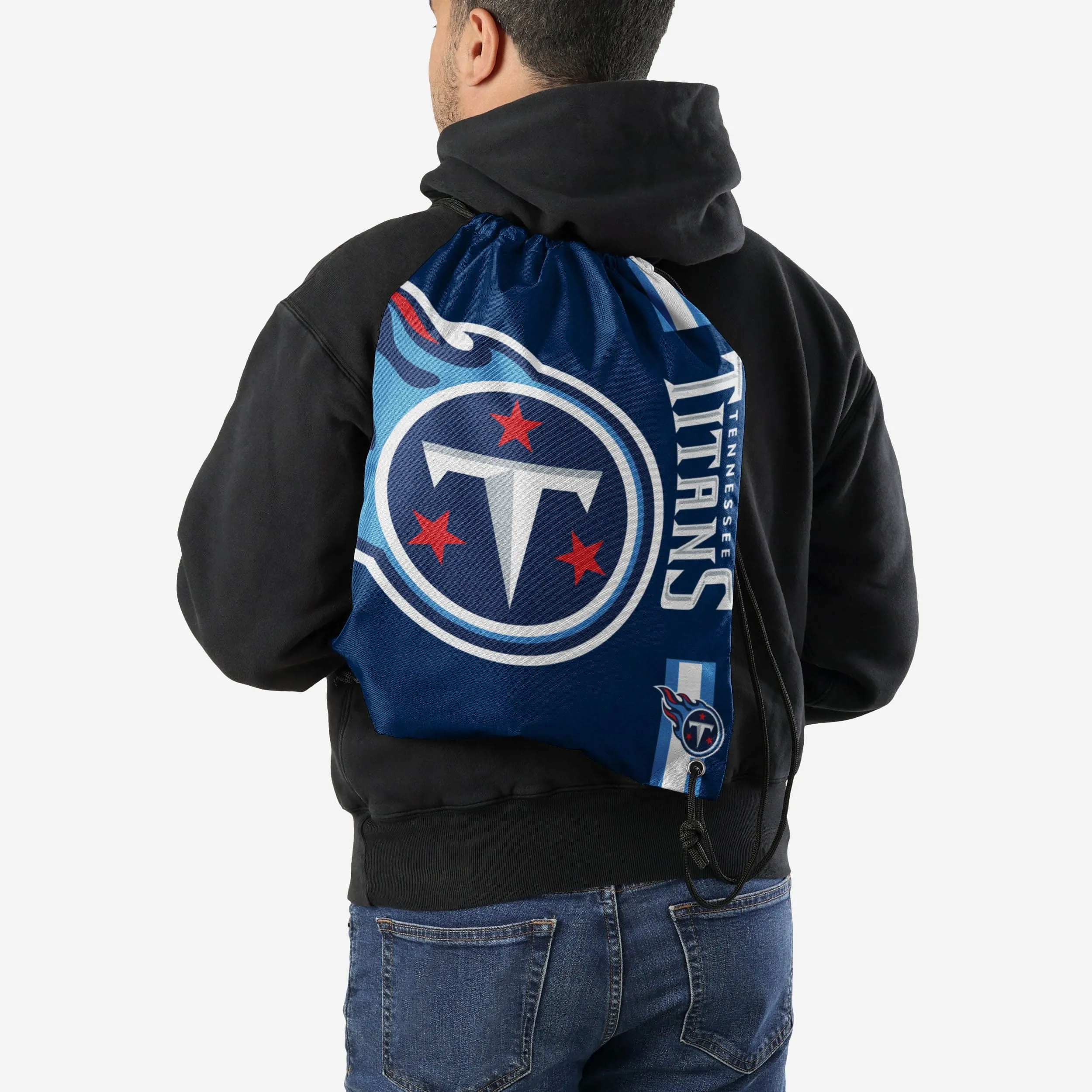 Tennessee Titans Big Logo Drawstring Backpack
