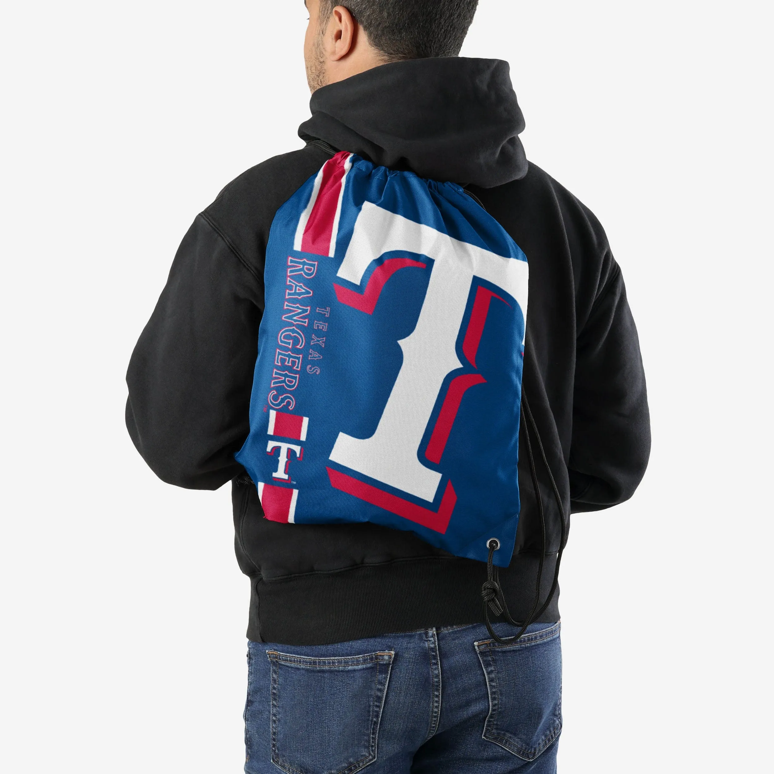 Texas Rangers Big Logo Drawstring Backpack
