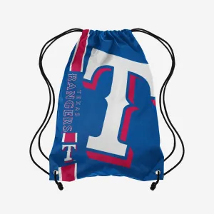 Texas Rangers Big Logo Drawstring Backpack