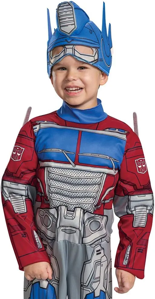 Toddlers Muscle Transformer Costumes for Boys, Padded Character Jumpsuit
